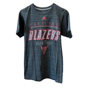 portland blazers basketball tee